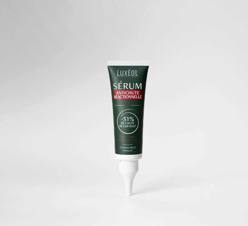 Sérum de reação para a queda de cabelo