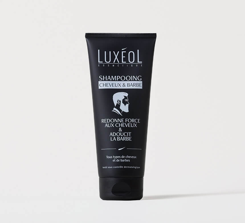 Champô para o cabelo e a barba